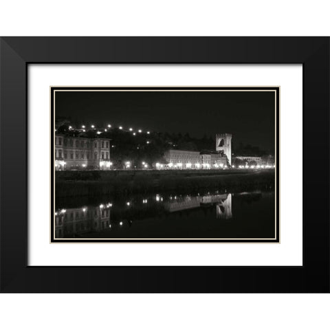 Tuscan Reflections II Black Modern Wood Framed Art Print with Double Matting by Crane, Rita