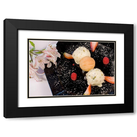 Dessert IV Black Modern Wood Framed Art Print with Double Matting by Crane, Rita