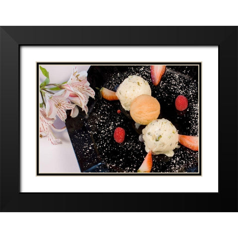 Dessert IV Black Modern Wood Framed Art Print with Double Matting by Crane, Rita