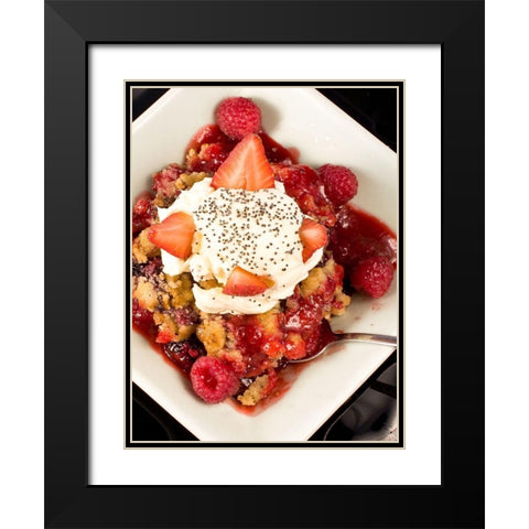 Dessert VII Black Modern Wood Framed Art Print with Double Matting by Crane, Rita