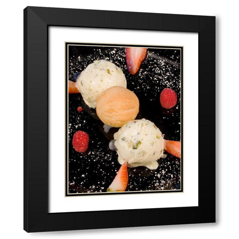 Dessert VIII Black Modern Wood Framed Art Print with Double Matting by Crane, Rita