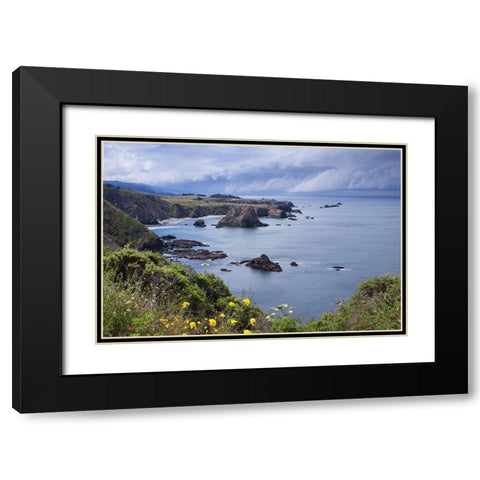 Spring Morning I Black Modern Wood Framed Art Print with Double Matting by Crane, Rita