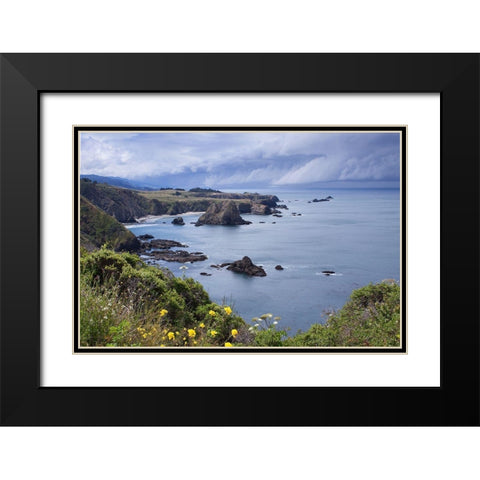 Spring Morning I Black Modern Wood Framed Art Print with Double Matting by Crane, Rita
