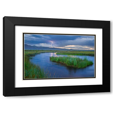 Benton Crossing I Black Modern Wood Framed Art Print with Double Matting by Geistweite, Mark