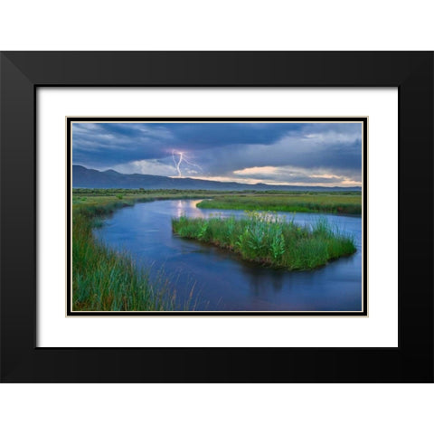 Benton Crossing I Black Modern Wood Framed Art Print with Double Matting by Geistweite, Mark