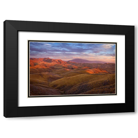 Parched Palette Black Modern Wood Framed Art Print with Double Matting by Geistweite, Mark