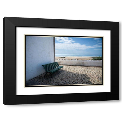 Algarve, Portugal Black Modern Wood Framed Art Print with Double Matting by Hellmann, Stan