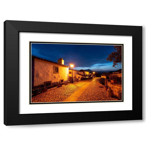 Mata de Paquena, Portugal Black Modern Wood Framed Art Print with Double Matting by Hellmann, Stan