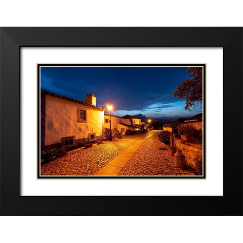 Mata de Paquena, Portugal Black Modern Wood Framed Art Print with Double Matting by Hellmann, Stan