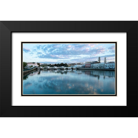 Tavira, Portugal Black Modern Wood Framed Art Print with Double Matting by Hellmann, Stan
