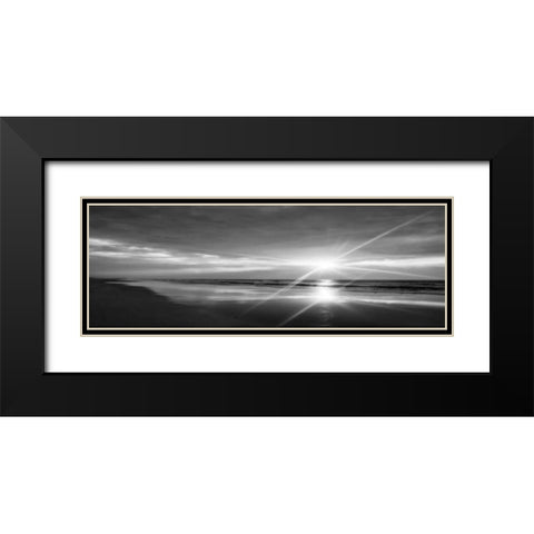 Beauteous Light Panel BW II Black Modern Wood Framed Art Print with Double Matting by Hausenflock, Alan