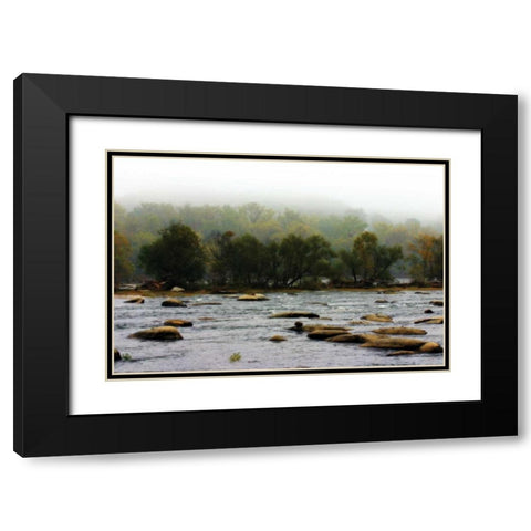 The Far Shore Black Modern Wood Framed Art Print with Double Matting by Hausenflock, Alan