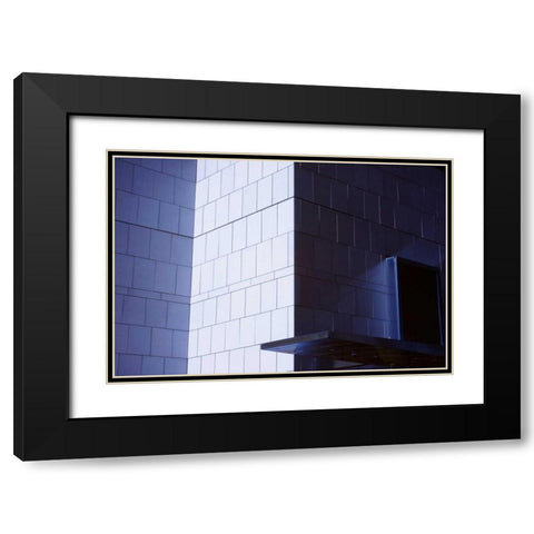 Shadows and Walls II Black Modern Wood Framed Art Print with Double Matting by Hausenflock, Alan