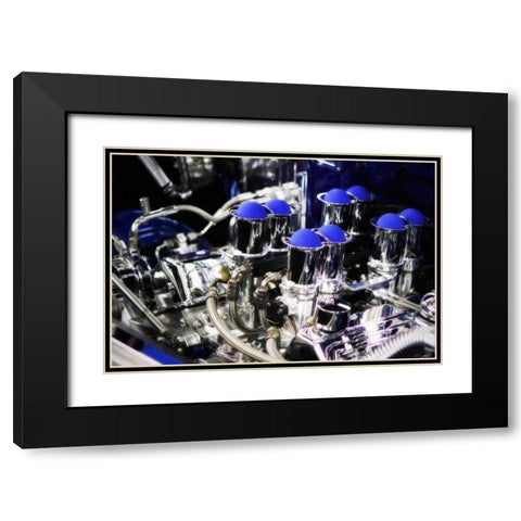 Injected Power Black Modern Wood Framed Art Print with Double Matting by Hausenflock, Alan
