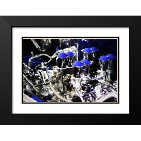 Injected Power Black Modern Wood Framed Art Print with Double Matting by Hausenflock, Alan