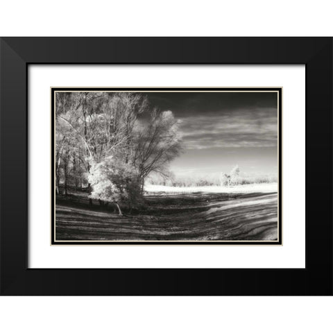 Dry Creek I Black Modern Wood Framed Art Print with Double Matting by Hausenflock, Alan