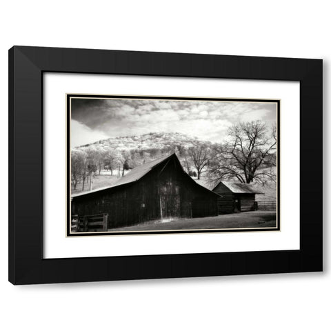 Alleghany County I Black Modern Wood Framed Art Print with Double Matting by Hausenflock, Alan