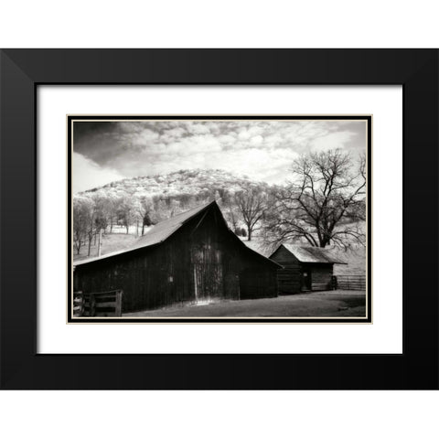 Alleghany County I Black Modern Wood Framed Art Print with Double Matting by Hausenflock, Alan
