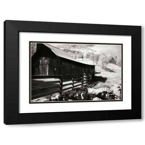 Alleghany County II Black Modern Wood Framed Art Print with Double Matting by Hausenflock, Alan