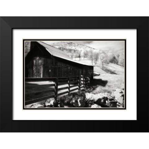 Alleghany County II Black Modern Wood Framed Art Print with Double Matting by Hausenflock, Alan