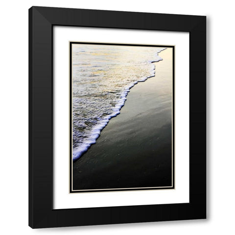 Caress the Sand I Black Modern Wood Framed Art Print with Double Matting by Hausenflock, Alan