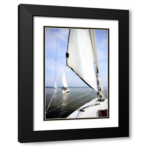 Quantico Fleet IV Black Modern Wood Framed Art Print with Double Matting by Hausenflock, Alan