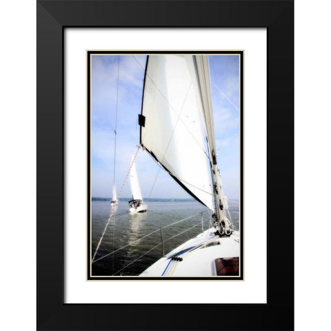 Quantico Fleet IV Black Modern Wood Framed Art Print with Double Matting by Hausenflock, Alan