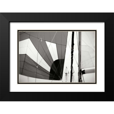 Downwind I Black Modern Wood Framed Art Print with Double Matting by Hausenflock, Alan