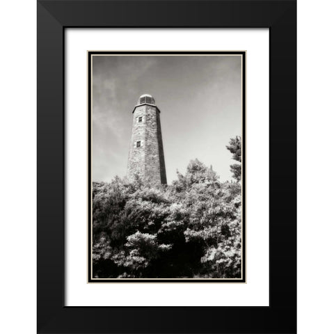 Old Cape Henry Light I Black Modern Wood Framed Art Print with Double Matting by Hausenflock, Alan