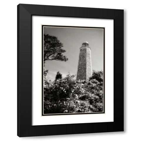 Old Cape Henry Light II Black Modern Wood Framed Art Print with Double Matting by Hausenflock, Alan