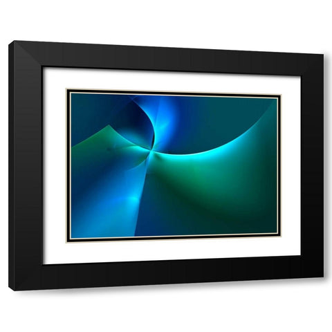 Emergence Black Modern Wood Framed Art Print with Double Matting by Hausenflock, Alan