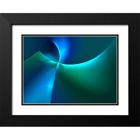 Emergence Black Modern Wood Framed Art Print with Double Matting by Hausenflock, Alan