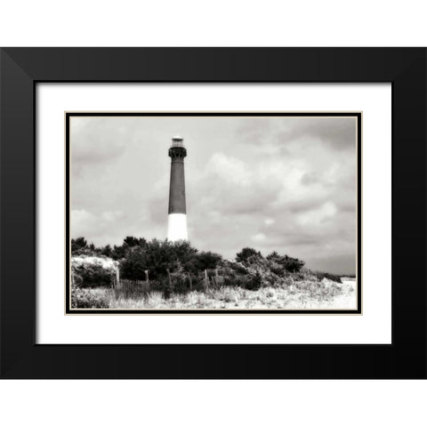 Barnegat Beach II Black Modern Wood Framed Art Print with Double Matting by Hausenflock, Alan