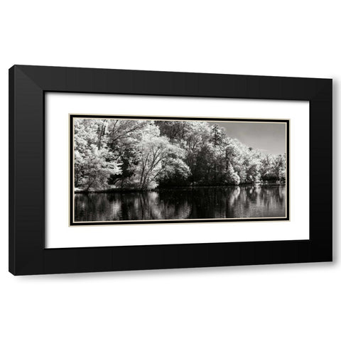 Cherokee Lake II Black Modern Wood Framed Art Print with Double Matting by Hausenflock, Alan