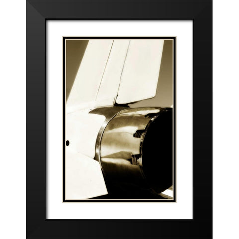 Tomcat I Black Modern Wood Framed Art Print with Double Matting by Hausenflock, Alan