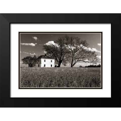 House on Malvern Hill Black Modern Wood Framed Art Print with Double Matting by Hausenflock, Alan