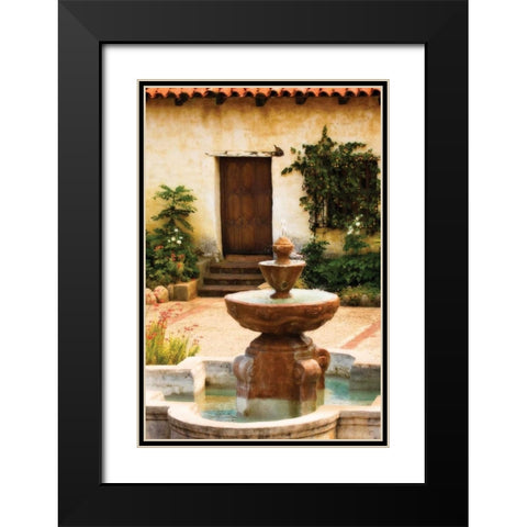 Mission Door I Black Modern Wood Framed Art Print with Double Matting by Hausenflock, Alan