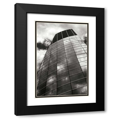 Tower of Clouds III Black Modern Wood Framed Art Print with Double Matting by Hausenflock, Alan