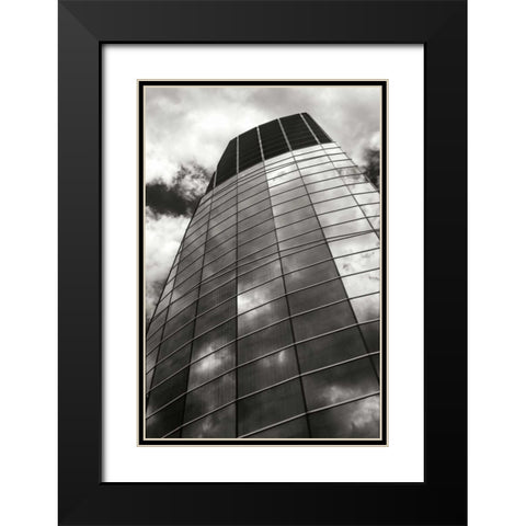 Tower of Clouds III Black Modern Wood Framed Art Print with Double Matting by Hausenflock, Alan