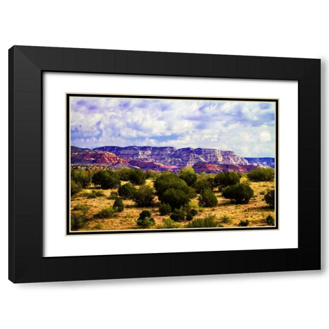 The High Desert I Black Modern Wood Framed Art Print with Double Matting by Hausenflock, Alan