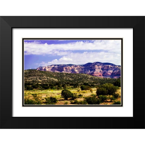 The High Desert II Black Modern Wood Framed Art Print with Double Matting by Hausenflock, Alan