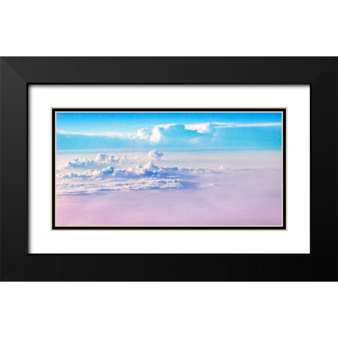 Above the Clouds II Black Modern Wood Framed Art Print with Double Matting by Hausenflock, Alan