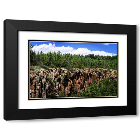 Bones of the Earth Black Modern Wood Framed Art Print with Double Matting by Hausenflock, Alan