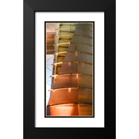 Pillars of Light I Black Modern Wood Framed Art Print with Double Matting by Hausenflock, Alan
