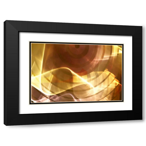 Bullseye Black Modern Wood Framed Art Print with Double Matting by Hausenflock, Alan