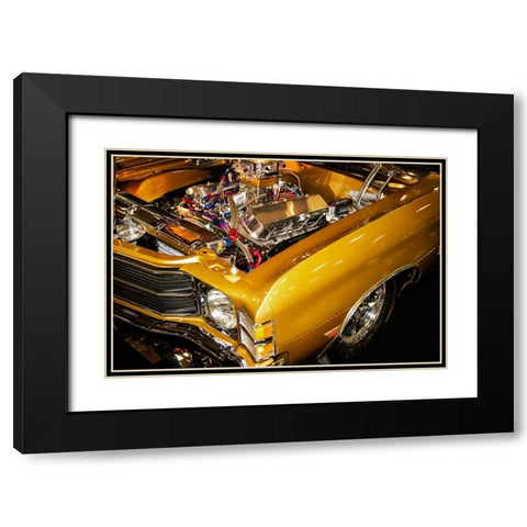 Heavy Chevy Black Modern Wood Framed Art Print with Double Matting by Hausenflock, Alan