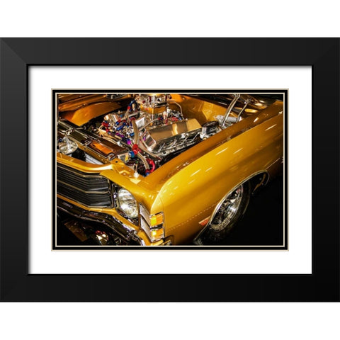 Heavy Chevy Black Modern Wood Framed Art Print with Double Matting by Hausenflock, Alan