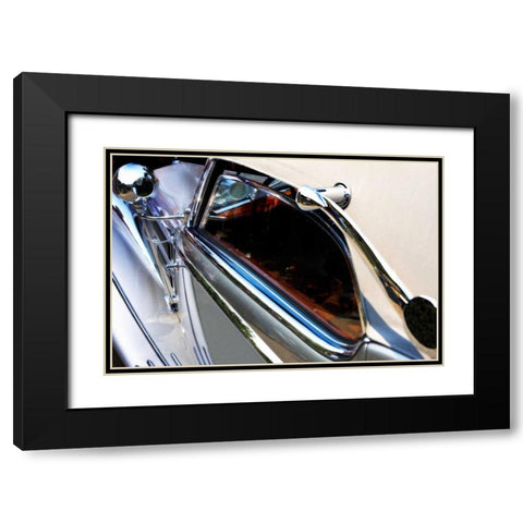 Classic Coach Black Modern Wood Framed Art Print with Double Matting by Hausenflock, Alan
