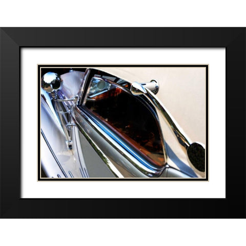 Classic Coach Black Modern Wood Framed Art Print with Double Matting by Hausenflock, Alan