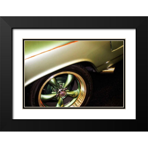 Rear Wheel Power I Black Modern Wood Framed Art Print with Double Matting by Hausenflock, Alan